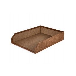 Marquee Letter Tray - Brown