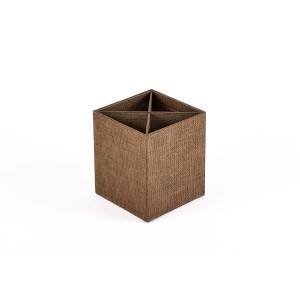 Marquee Pencil Holder - Brown